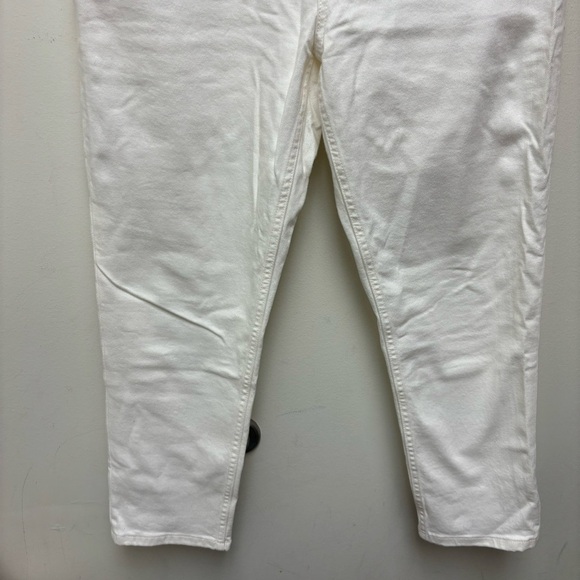 Everlane The Curvy Cheeky Jean In Bone White Crop - Picture 7 of 14